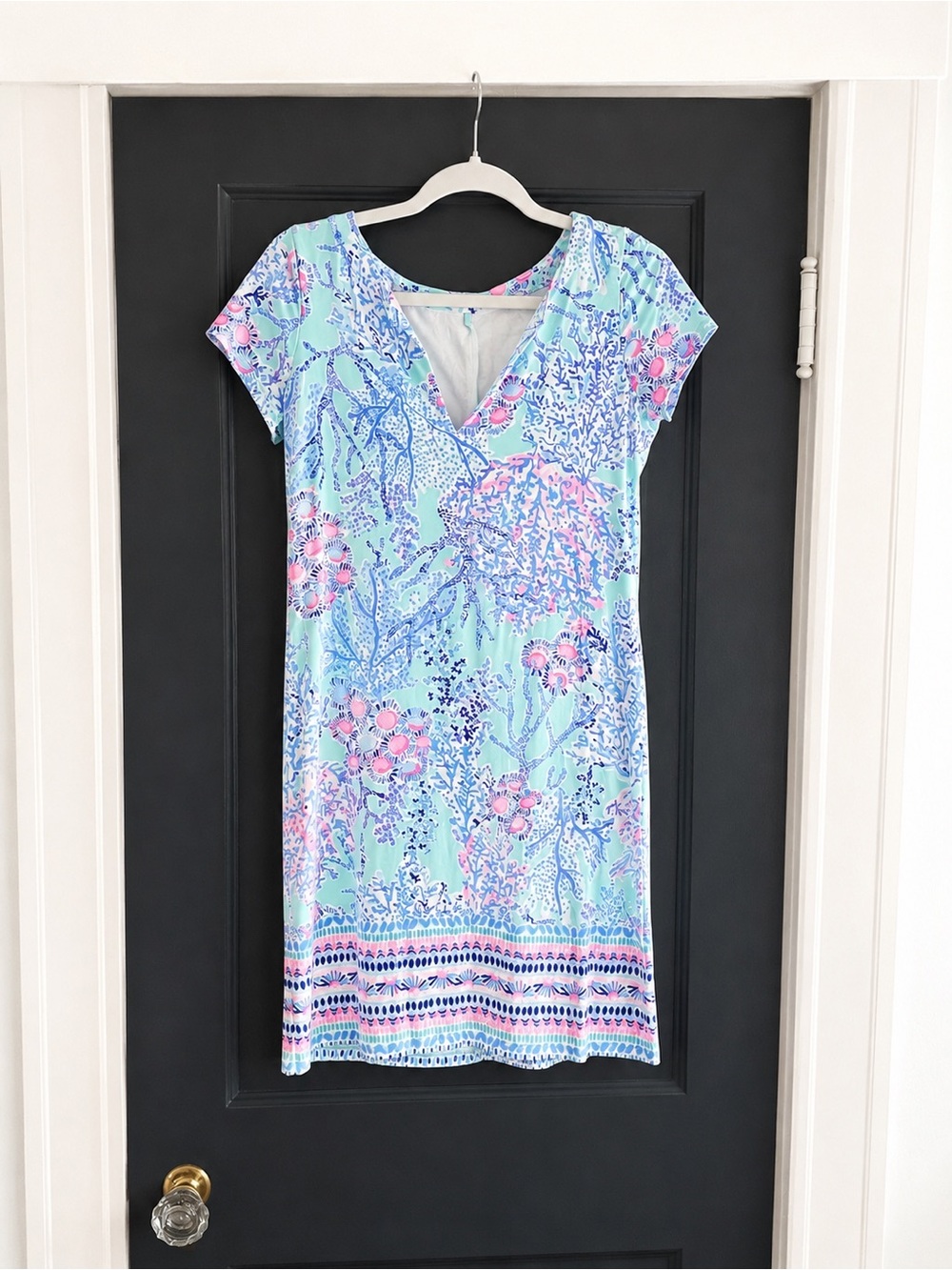 Lilly Pulitzer Coral Reef Print Shift Dress – Size Small